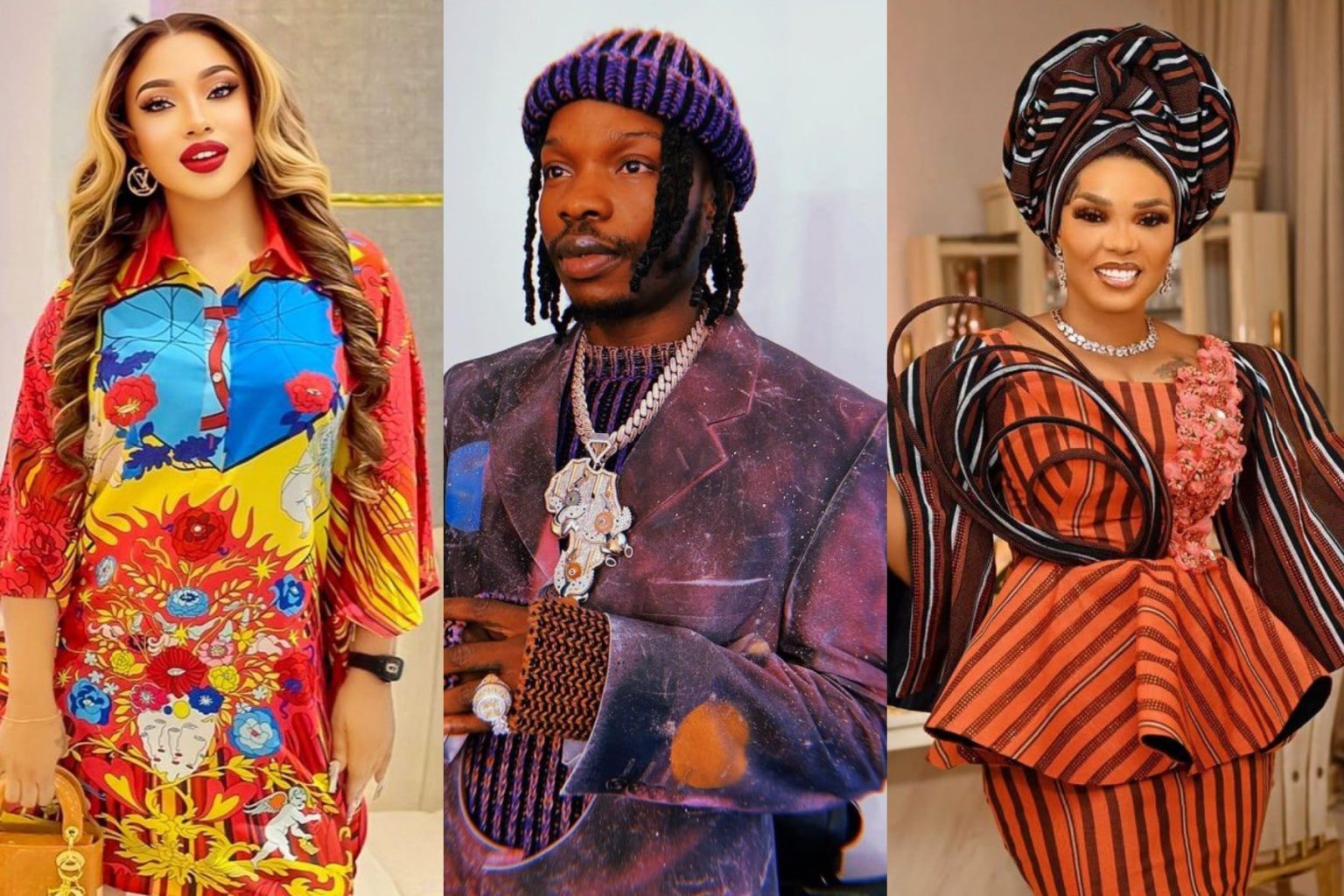 Hot fight as Tonto Dikeh joins Iyabo Ojo against Naira Marley