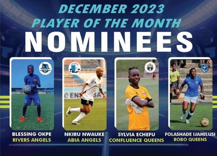 Player of the Month: NWFL unveils 5 nominees for December