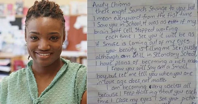 “I am becoming useless because of you”: secondary school teacher exposes letter student wrote to her