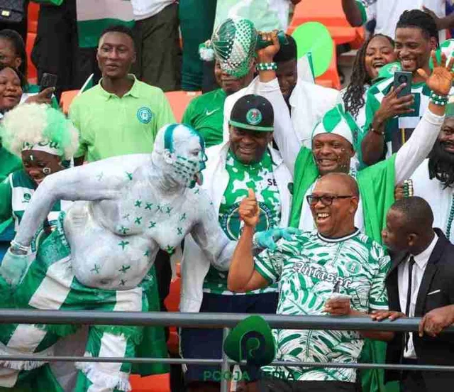Peter Obi’s customized AFCON jersey triggers more reactions to Tinubu’s 2023 election victory