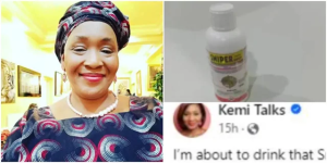 Kemi Olunloyo speaks on committing suicide