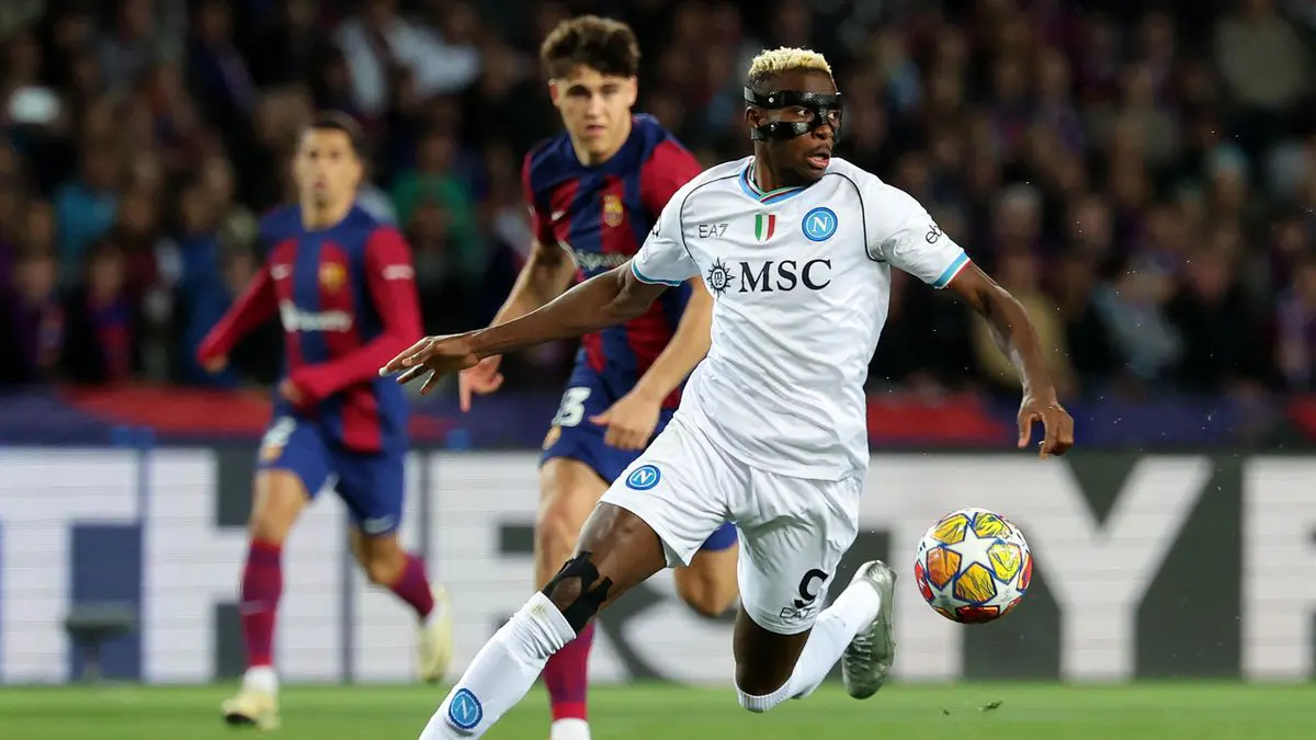 UCL: ‘Unquestionable’ – Del Piero hails Osimhen after Napoli’s loss to Barcelona