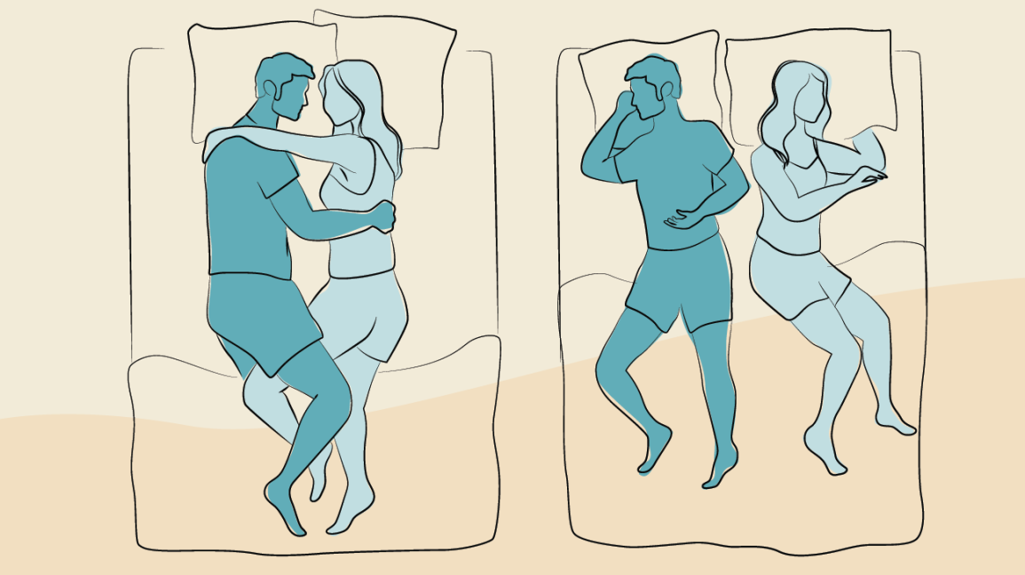 10 romantic sleeping positions for couples you should try