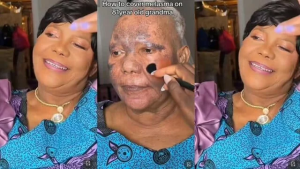 81-year-old woman completely turns into a 21-year-old young lady after a makeup session (Video)