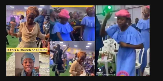 VIDEO: Mountain of Fire Church members displaying nightclub vibes as they dance trends online