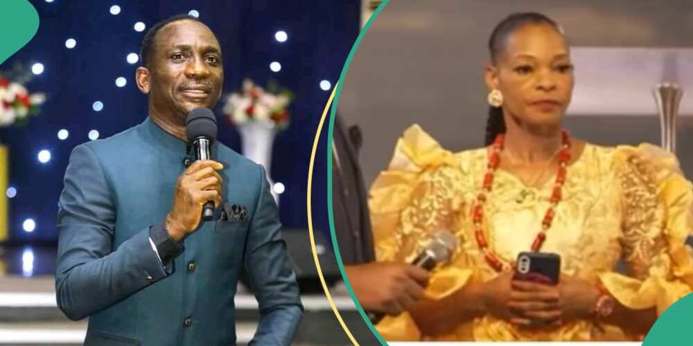 VIDEO: The moment Paul Enenche, caught a woman lying while sharing a testimony in his church