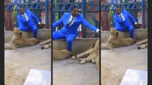 VIDEO: Pastor invites church member to watch him in Lions’ den and this happened