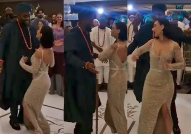 VIDEO: Reaction as Nigerian man weds his Iranian lover in a grand wedding ceremony