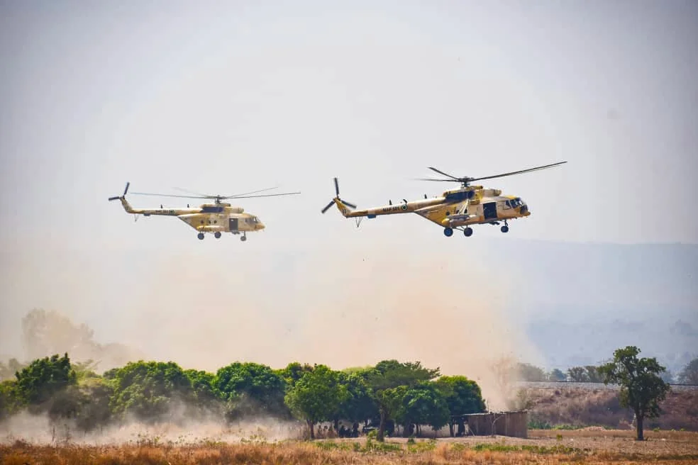 BREAKING: NAF helicopter crashes in Kaduna