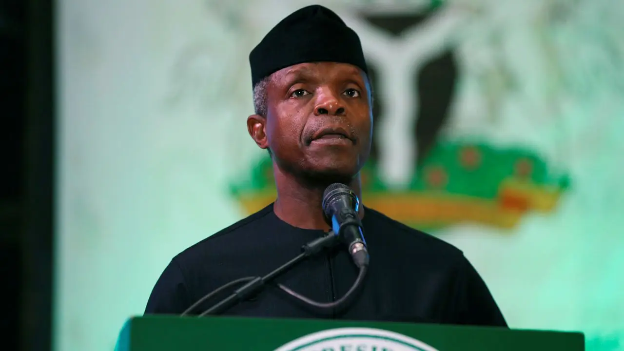 Question sources of politicians’ donations – Osinbajo tells churches