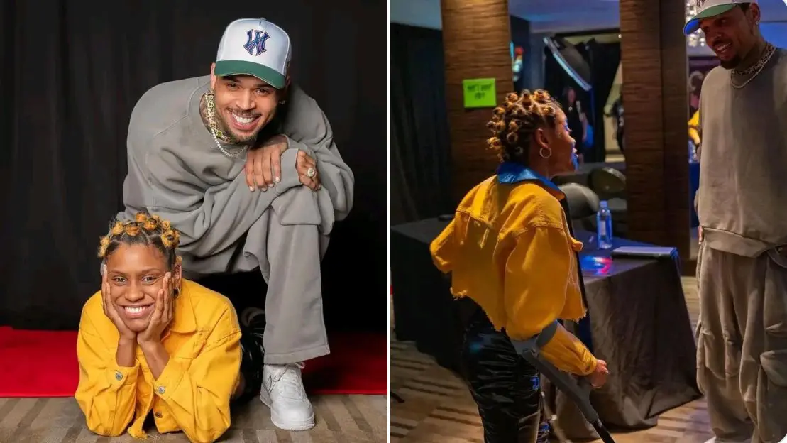 Disabled fan debunks rumours Chris Brown refunded her ticket fee