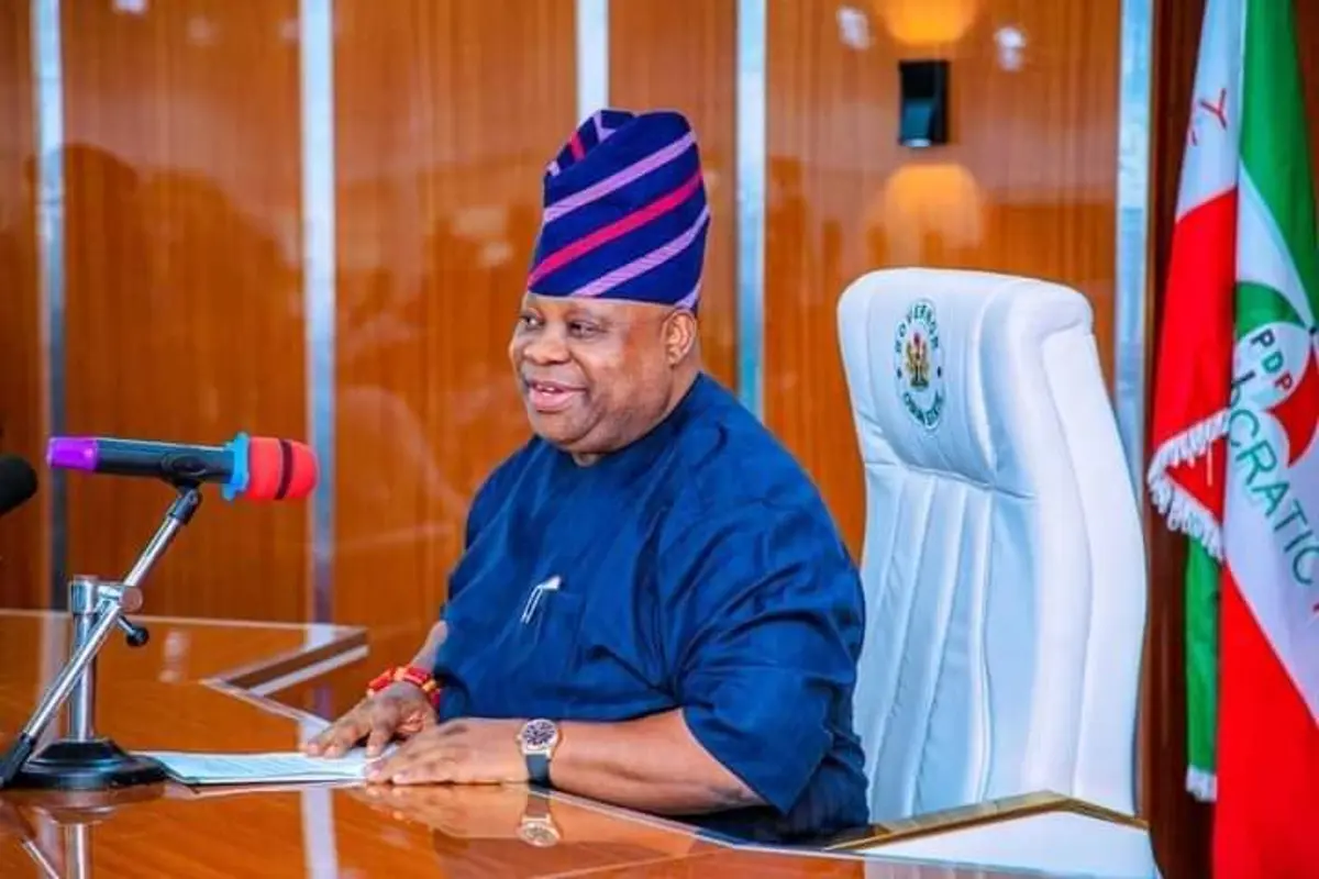 PDP crisis: Gov Adeleke backs decision to remove Damagum as acting National Chairman