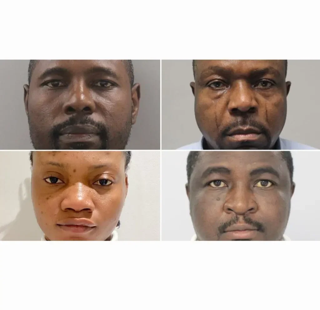 BREAKING: Four Nigerians jailed in UK for forging over 2,000 marriage documents