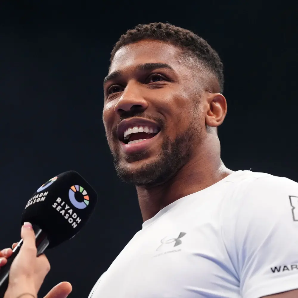 Anthony Joshua reveals how Cristiano Ronaldo helped his career