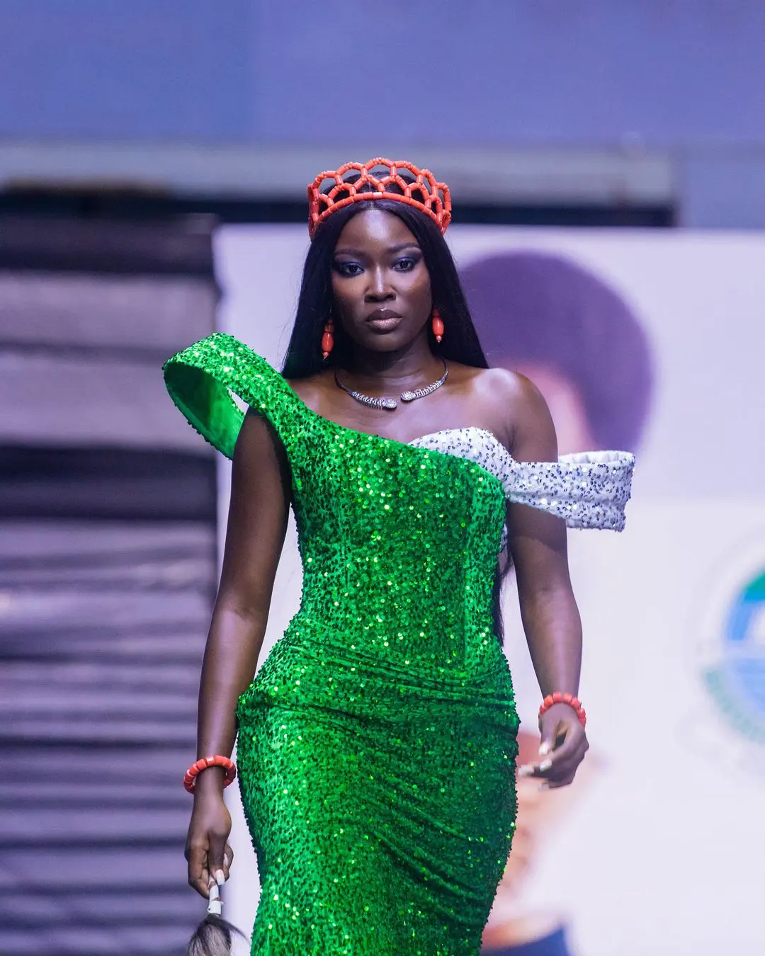 Nigerian student sets new world record for longest catwalk