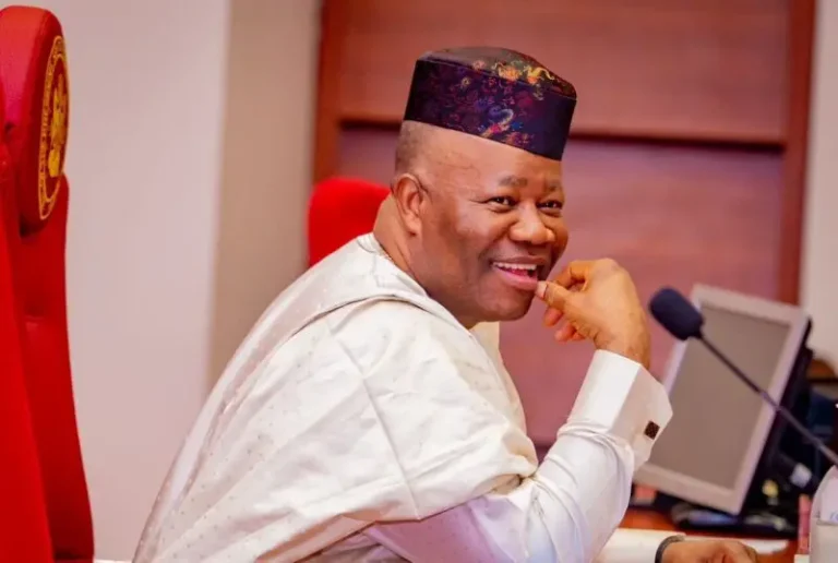 ‘Forget her beauty’ – Akpabio cautions Senator Ngwu during Bianca’s screening