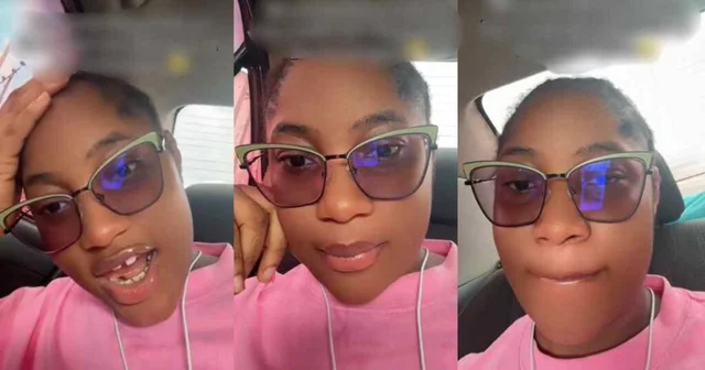 VIDEO: Nigerian lady f@kes live video after boarding a taxi with tinted glass