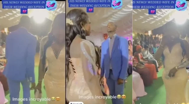 VIDEO: Man divorces his wife on their wedding day after finding out that she visited her ex a day before wedding