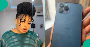 VIDEO: Lady who forgot her iPhone 12 Pro Max inside fridge displays how it looked after taking it out