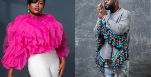 VIDEO: How ‘a masked man’ interrupted intimate dance moment between Funke Akindele and Falz