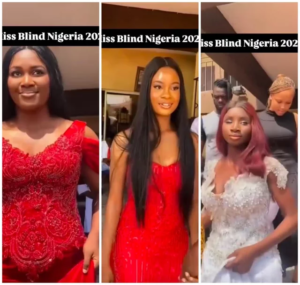 Trending video from Miss Blind competition held in Nigeria will make you emotional