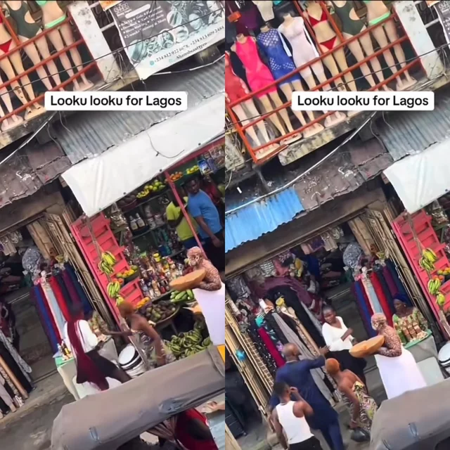 VIDEO: Girl harassed by traditional worshippers 'for standing in their path' in Lagos