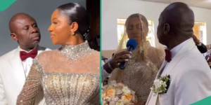 VIDEO: "The best way to say wedding vows": Bride goes viral on social media as she mixes marital vows