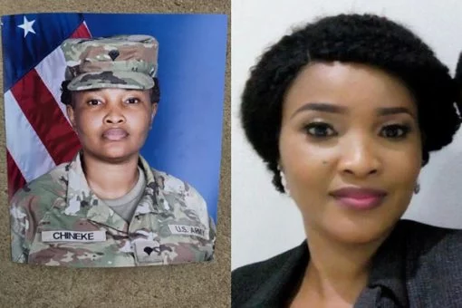 Nollywood actress makes career shift, joins U.S. Army