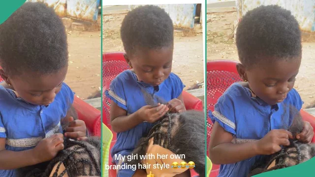 VIDEO: What this talented little girl is doing to the hair of her Mannequin will amaze you