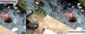 VIDEO: Soldiers make man swim in gutter water for allegedly selling shoes at cheap price