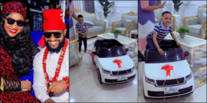 VIDEO: Days after May Edochie acquired a Range Rover, what Yul Edochie and Judy Austin did will surprise you