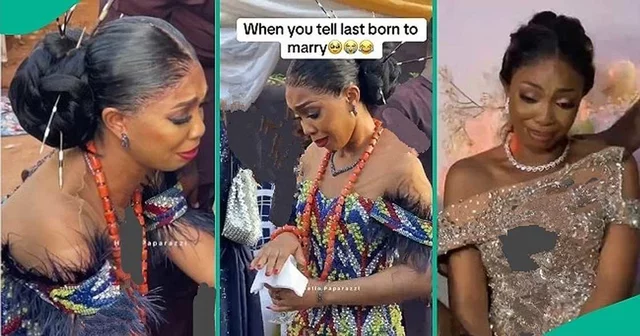 Why a Nigerian bride cried throughout traditional and white wedding