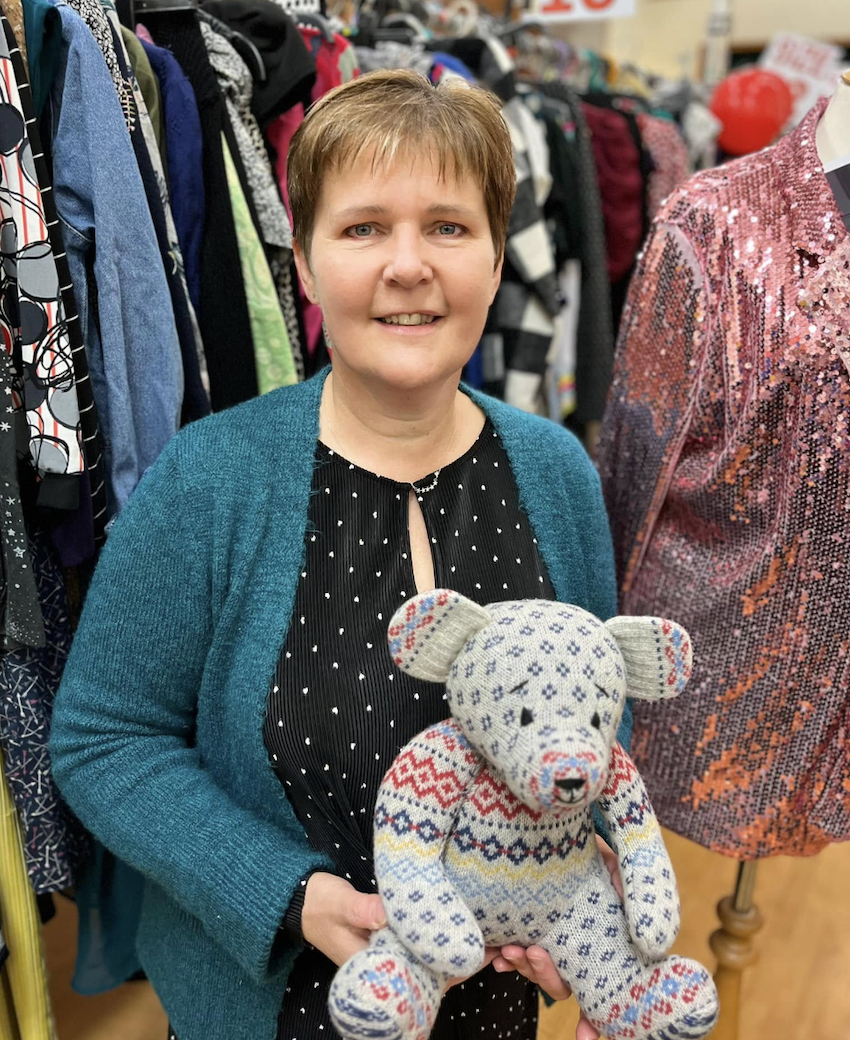 Sharon’s swap shop raises thousands for charity.