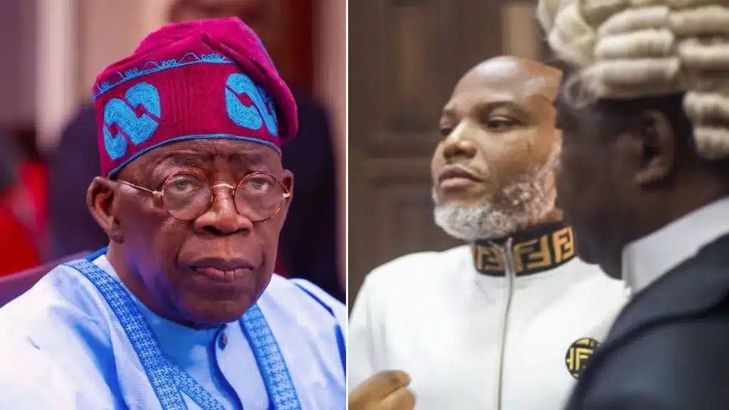 Tinubu didn't keep our agreement with his son Seyi - Nnamdi Kanu's brother opens up