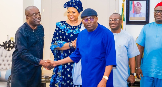 PDP NWC members visit Gov Fubara, affirm his leadership In Rivers