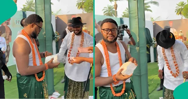 VIDEO: Concern as groom forgets his shirt at home on wedding day