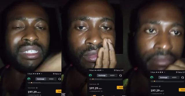 VIDEO: Man cries out as he loses N2M to cryptocurrency his father gave him, seeks advise