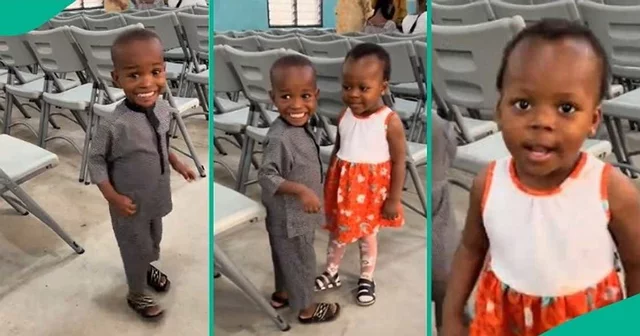 VIDEO: What this little boy and girl where doing in church will melt your heart