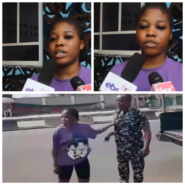 VIDEO: See what befall the 24-year-old woman who assaulted police officers in Edo