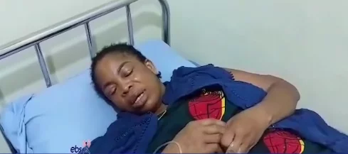 VIDEO: Italy-based Nigerian businesswoman escapes death as ex-husband allegedly sets her house ablaze in Edo