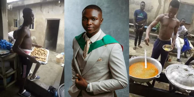 See what happened to the man who worked as bakery boy to pay school fees in UNILAG