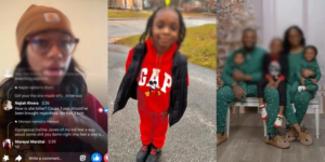 Mother exposes ex and his baby mama in 1-hour video after son is excluded from Christmas pajamas photos