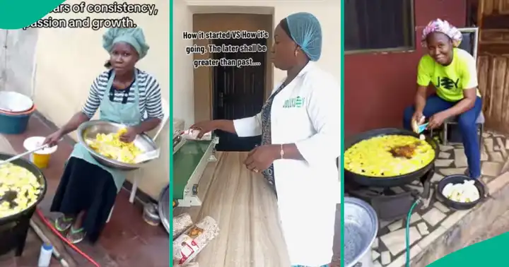 After this lady started plantain chips business 7 years ago with gas cooker, See what has become of her