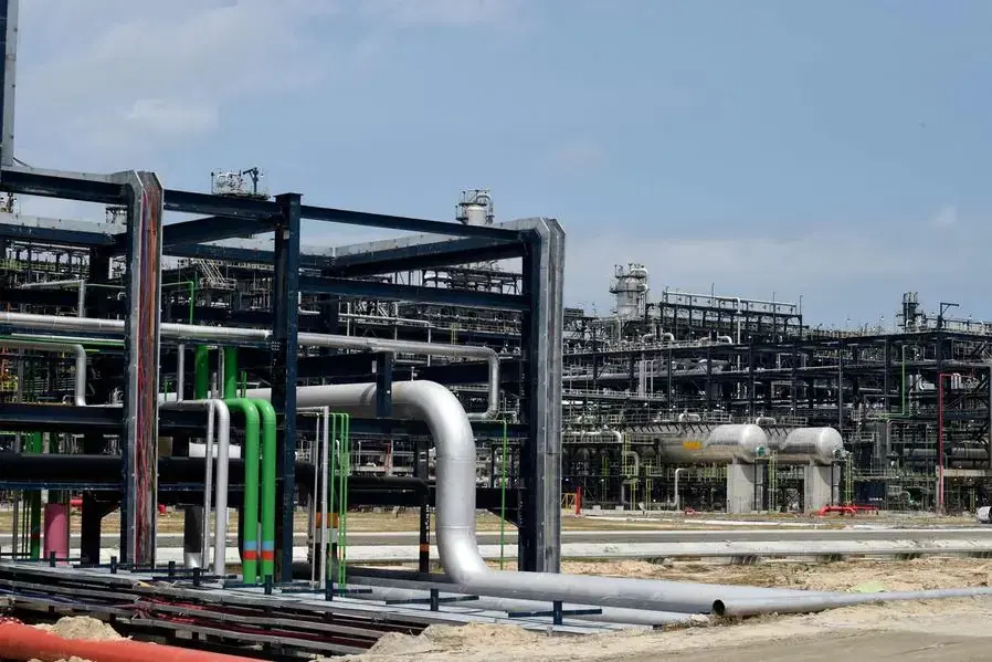 Gas production in Nigeria increases by 2.9%.