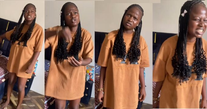 VIDEO: Lady heavily scolds boyfriend over his new smoking habit