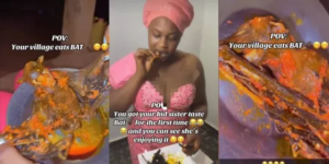 "I'm a Muslim but holy ghost fire" - Reactions as lady reveals her village people eat bats, says it's tasty