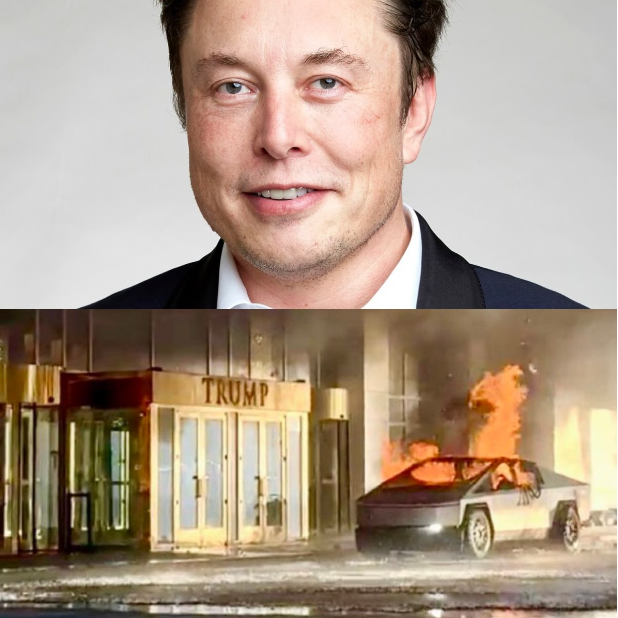 Elon Musk praises his Cybertruck after it exploded outside Trump’s hotel K!lling the driver