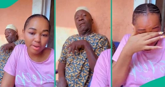 VIDEO: Lady asks her dad to act disabled for N5 Million grant, his acting skill wows everyone