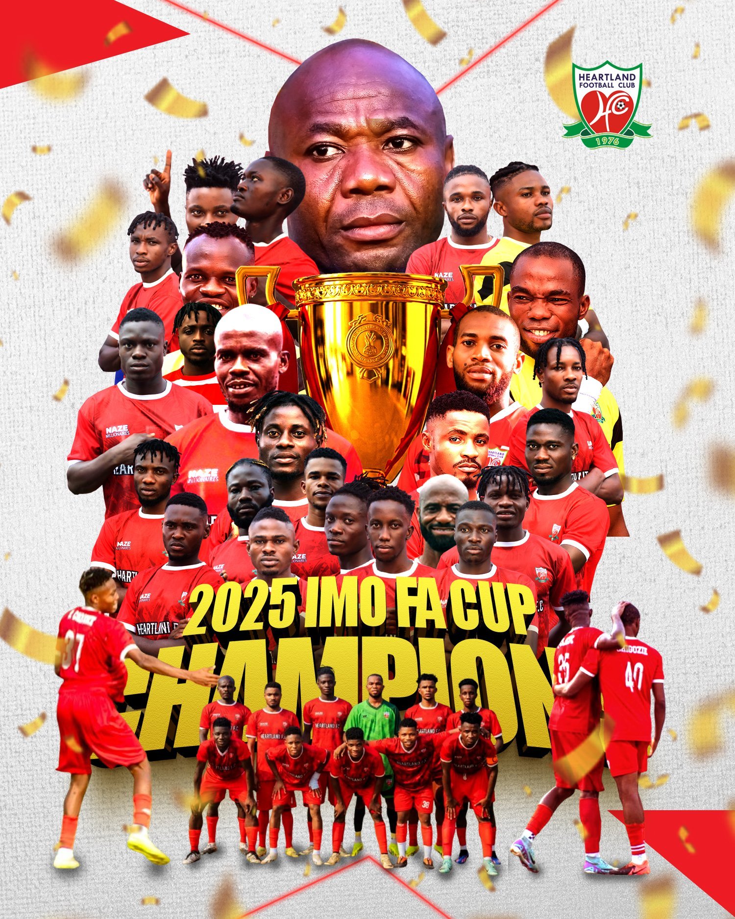 Heartland celebrate Imo State Federation Cup title win