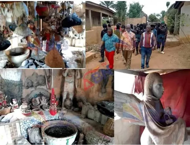 VIDEO: Anambra govt seals shrine that allegedly made many people Billionaires without working